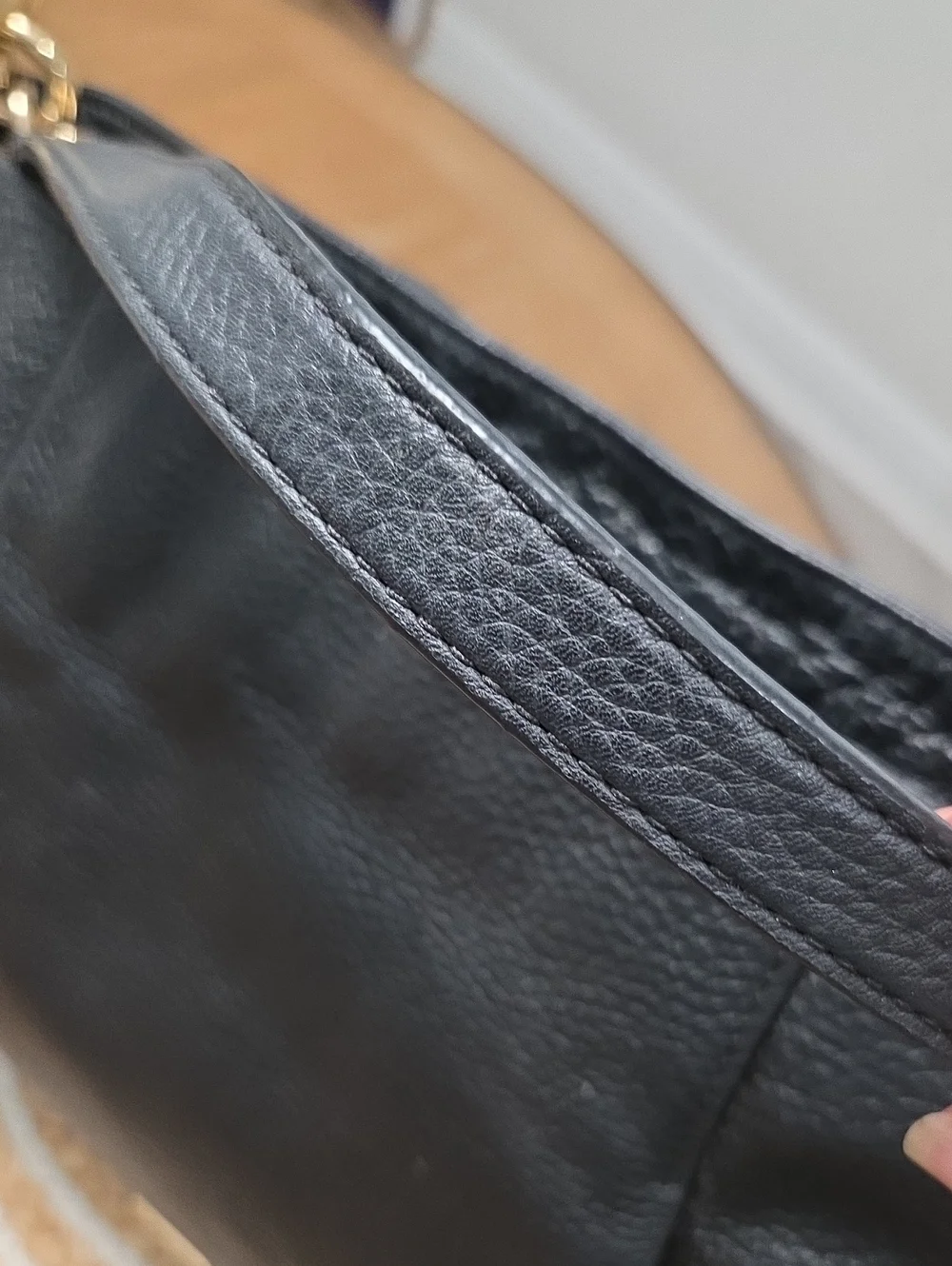 Michael Kors Hallie Large Convertible Shoulder Hobo Bag In Black Pebbled Leather